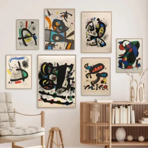 Quadro decorativo Joan Miró 1